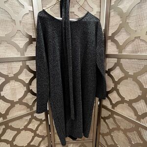 Ann Taylor Factory Charcoal Mini Dress